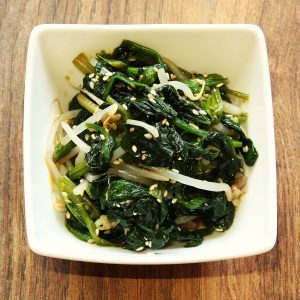 Spinach and Beansprout Goma-ae (胡麻和え)